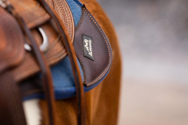 AlpenPad wool felt western pad black