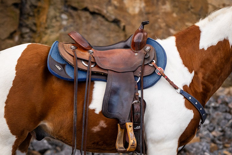 AlpenPad wool felt western pad black