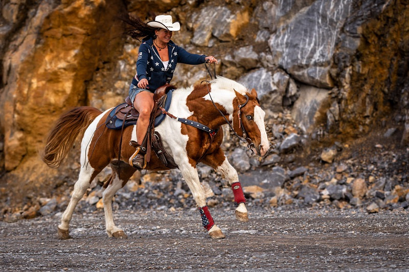 AlpenPad wool felt western pad black