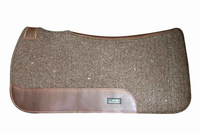 AlpenPad wool felt western pad black