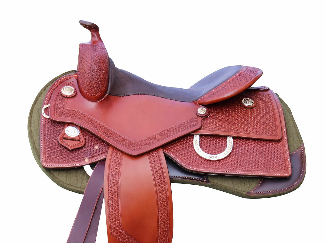 AlpenPad wool felt western pad black