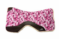 AlpenPad Working Line – Canvas Pad mit Fellunterseite – Pro Line Schnitt – Pink Camouflage– 79 cm oder 75 cm