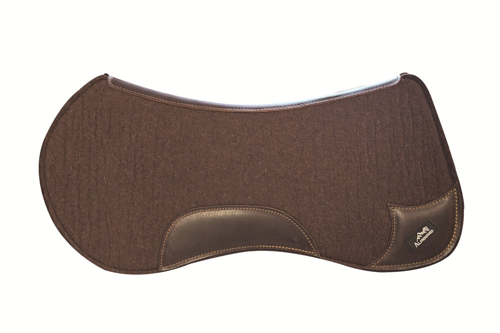 AlpenPad wool felt western pad black