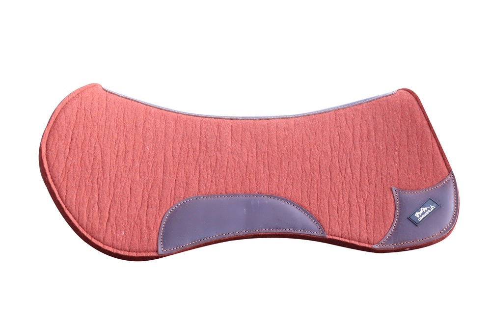 AlpenPad wool felt western pad black