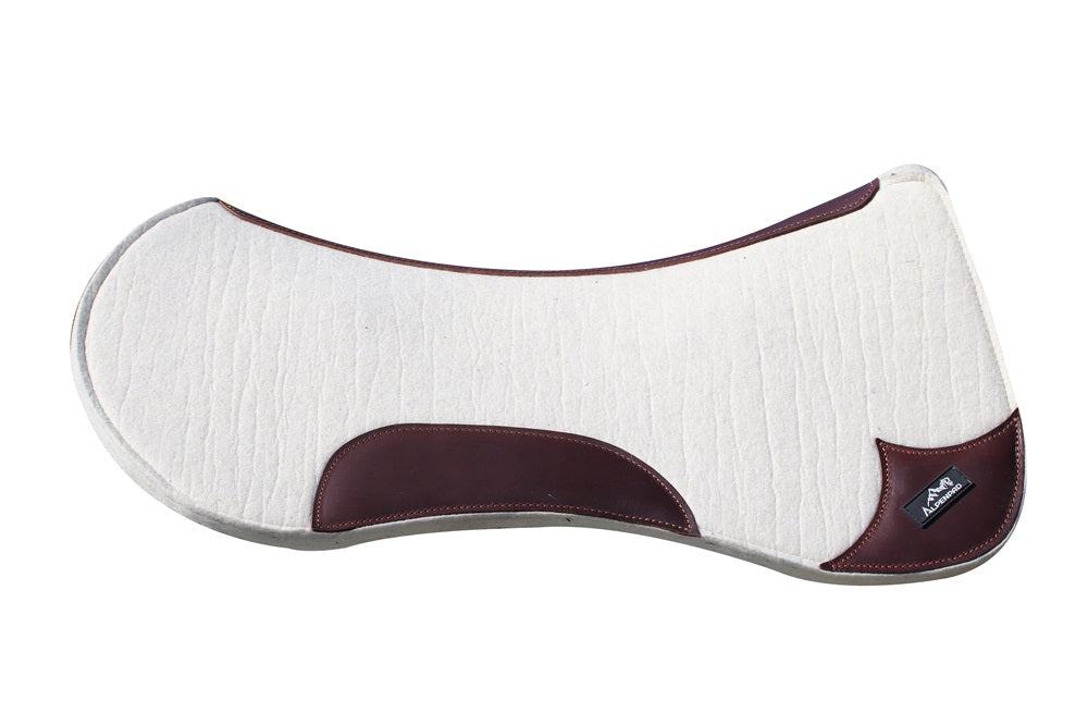 AlpenPad wool felt western pad black