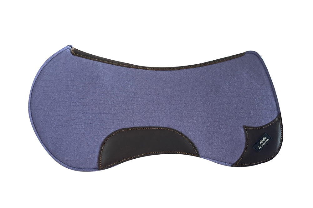 AlpenPad wool felt western pad black