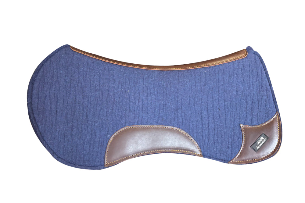 AlpenPad wool felt western pad black