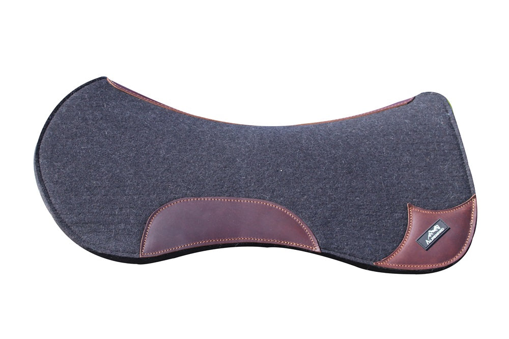 AlpenPad wool felt western pad black