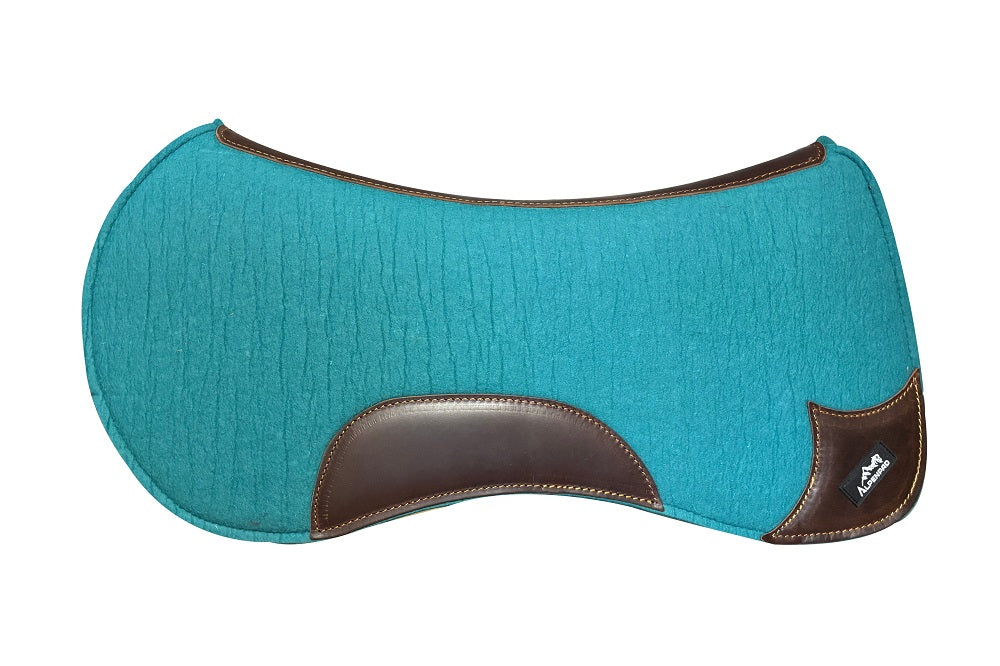 AlpenPad wool felt western pad black