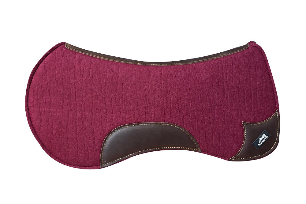 AlpenPad wool felt western pad black