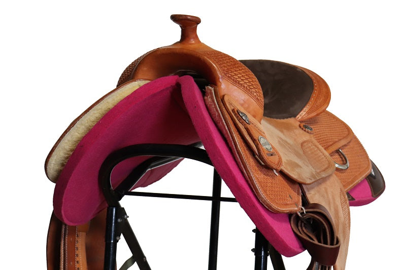 AlpenPad wool felt western pad black