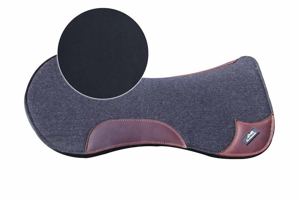 AlpenPad wool felt western pad black