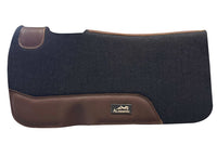 AlpenPad wool felt western pad black
