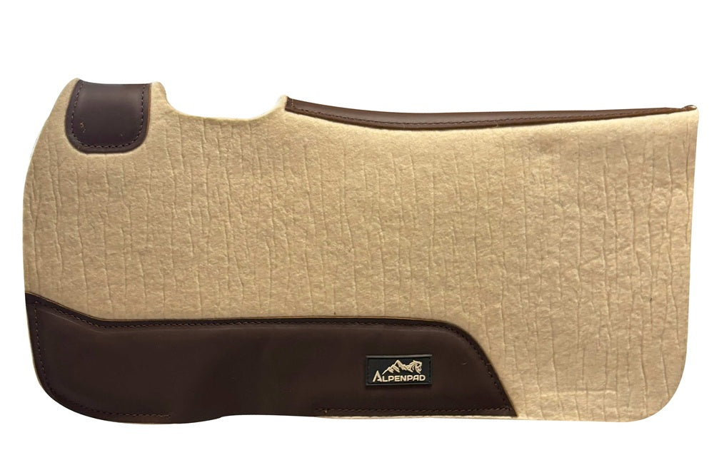 AlpenPad wool felt western pad black