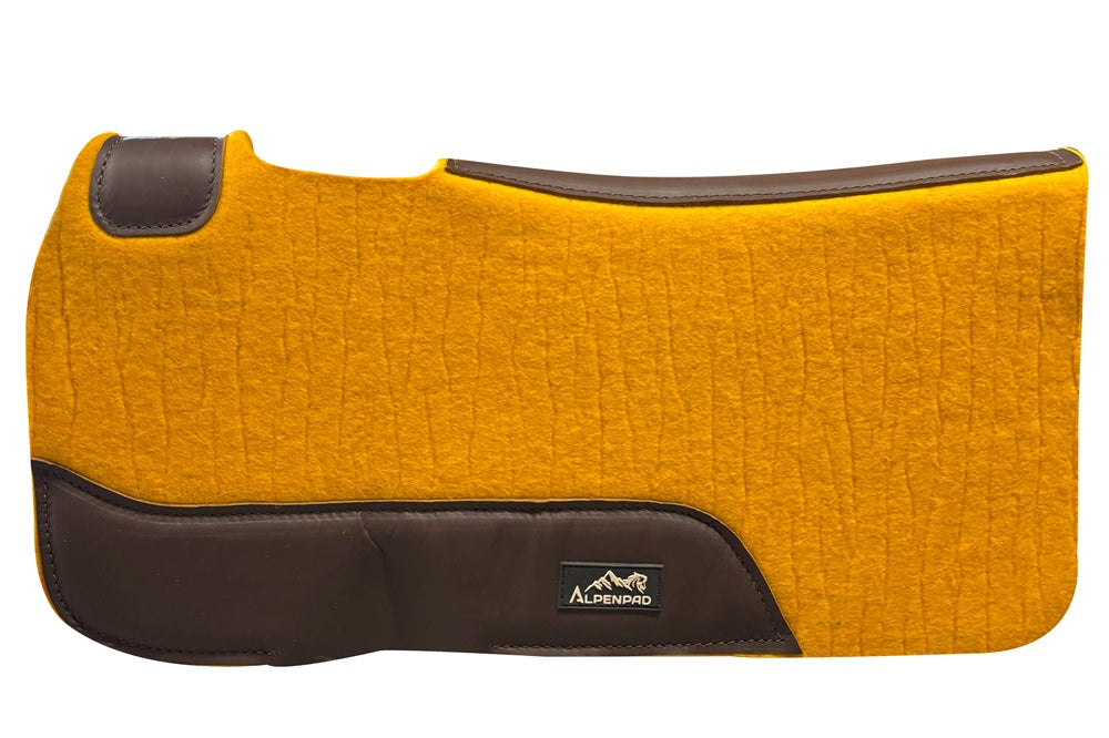 AlpenPad wool felt western pad black