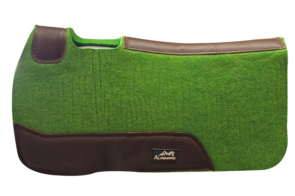 AlpenPad wool felt western pad black