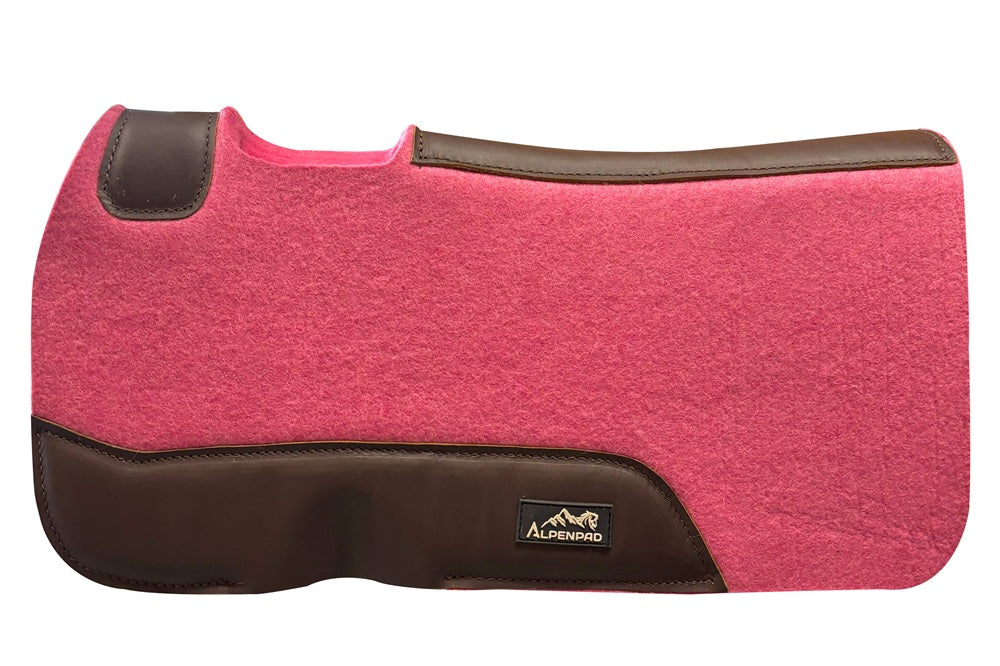 AlpenPad wool felt western pad black