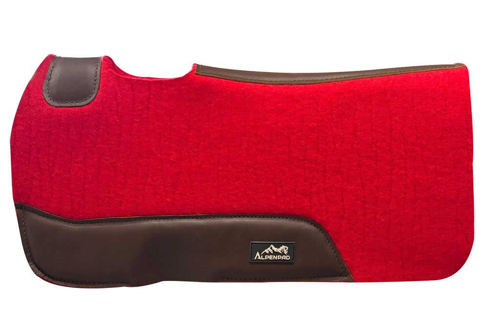 AlpenPad wool felt western pad black