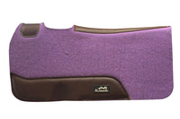 AlpenPad wool felt western pad black