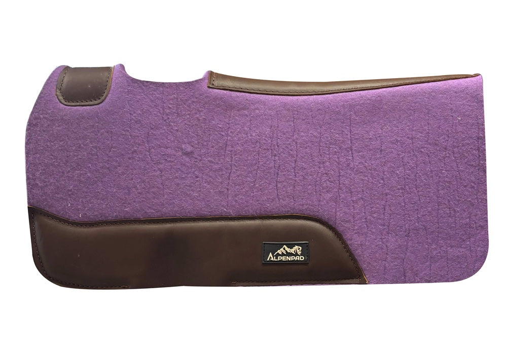 AlpenPad wool felt western pad black