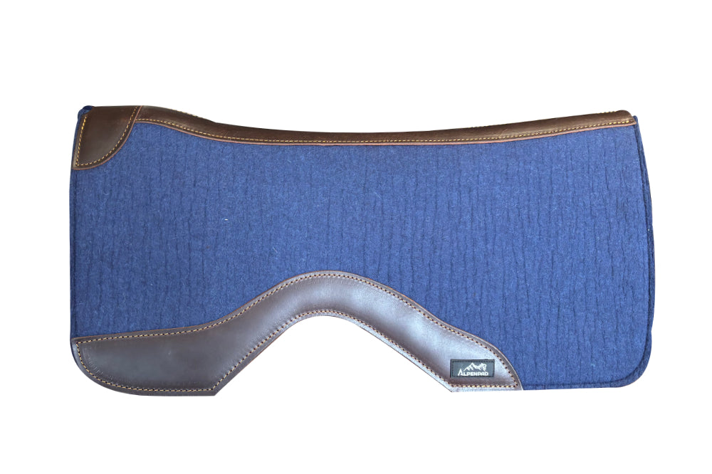 AlpenPad Pro Line – High Quality Performance Westernpad – Black / brown leather