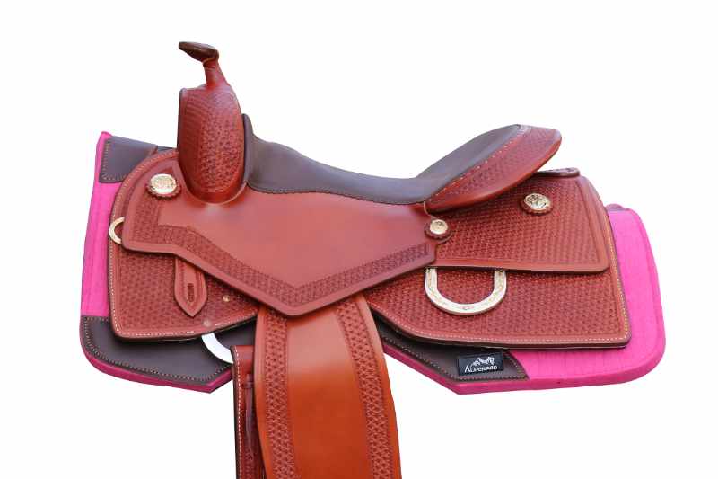 AlpenPad wool felt western pad black