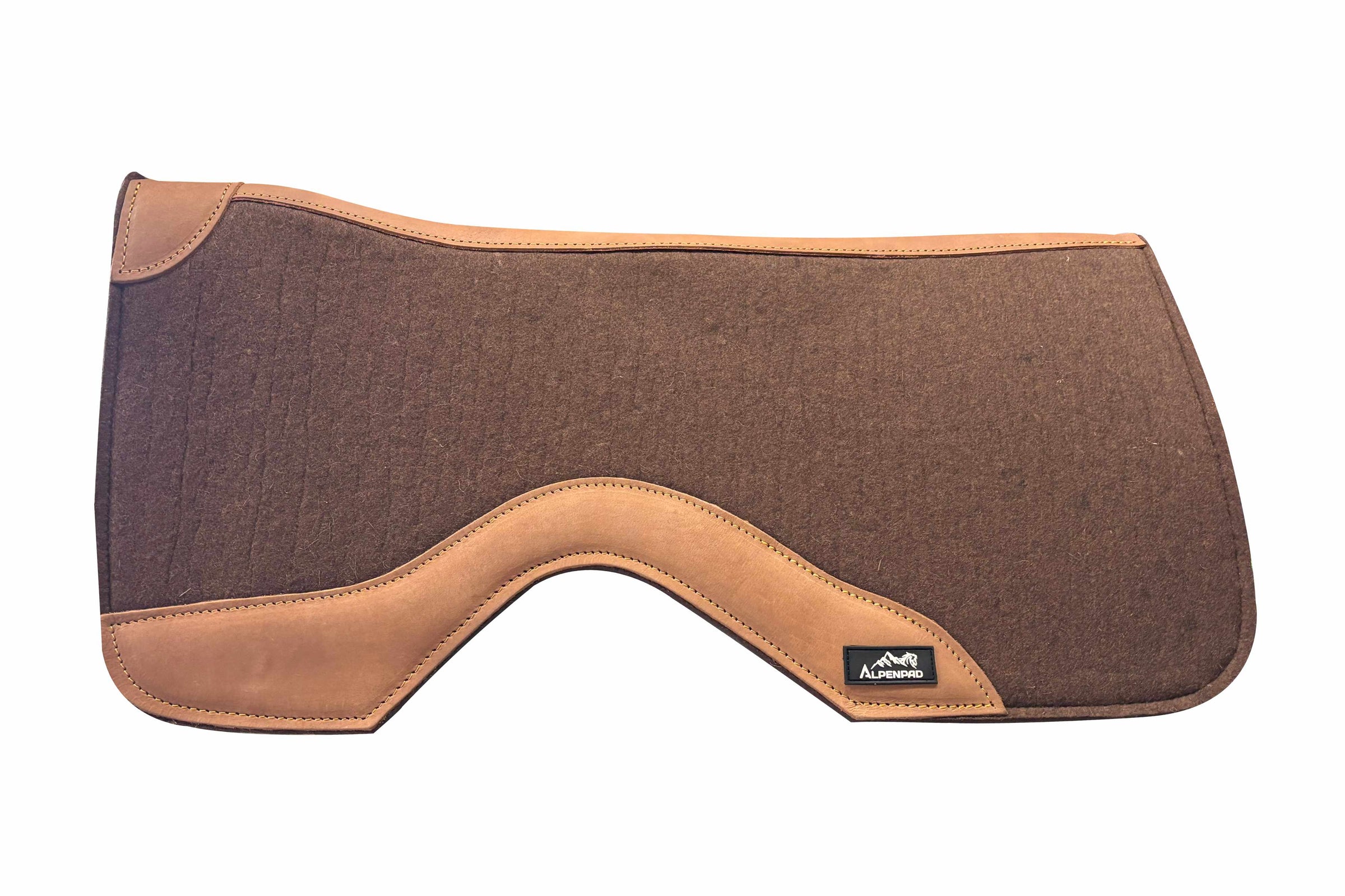 AlpenPad wool felt western pad black