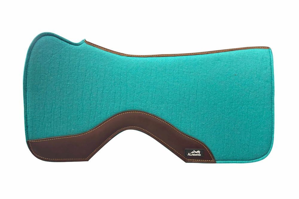 AlpenPad Pro Line – High Quality Performance Westernpad – Black / brown leather