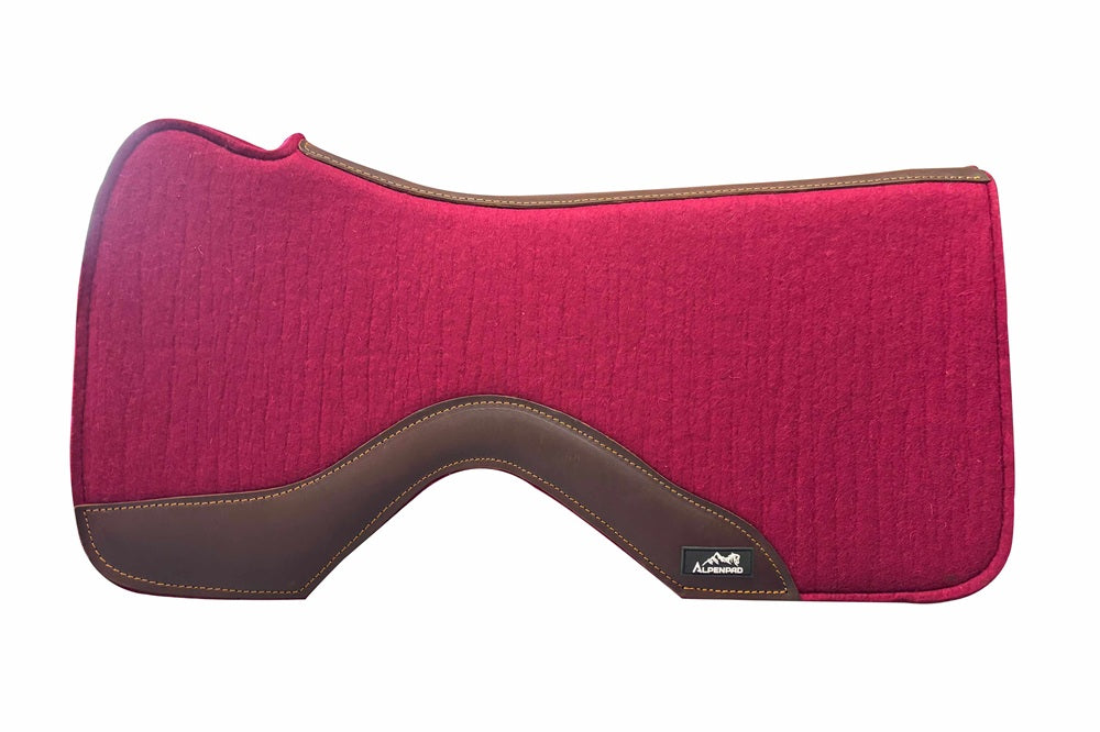 AlpenPad Pro Line – High Quality Performance Westernpad – Black / brown leather