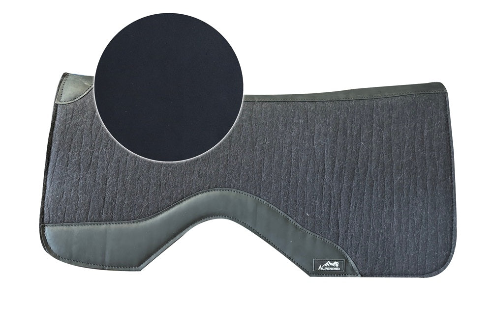 AlpenPad Pro Line – Black / schwarzes Leder – Neoprenunterseite
