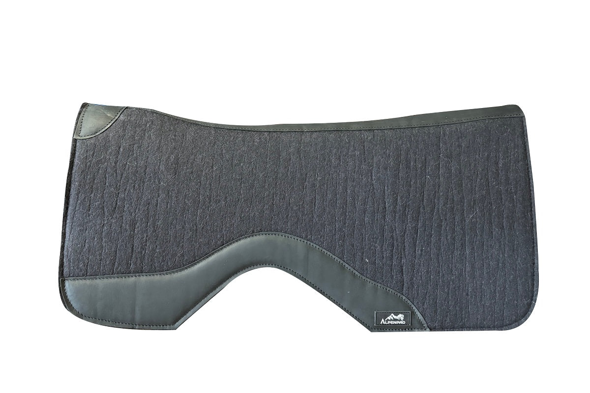 AlpenPad Pro Line – Black / schwarzes Leder – Neoprenunterseite