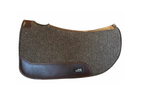 AlpenPad Comfort Line – Roundskirt Westernpad mit Fellunterseite – 70 cm / 13 Farben