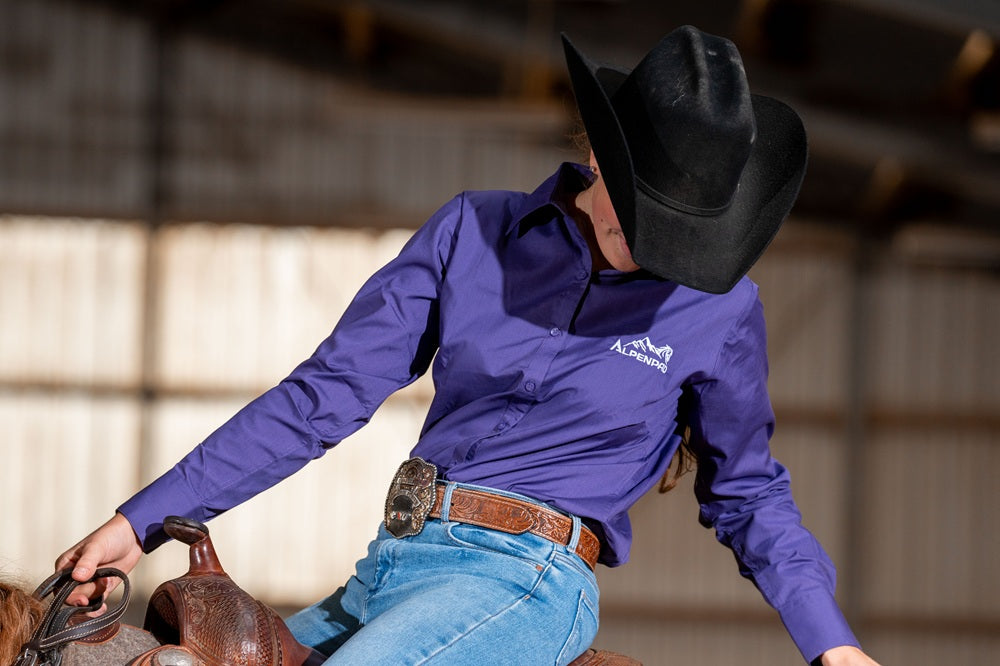 AlpenPad show blouse / women / pink