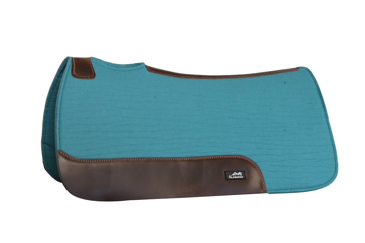 AlpenPad wool felt western pad black