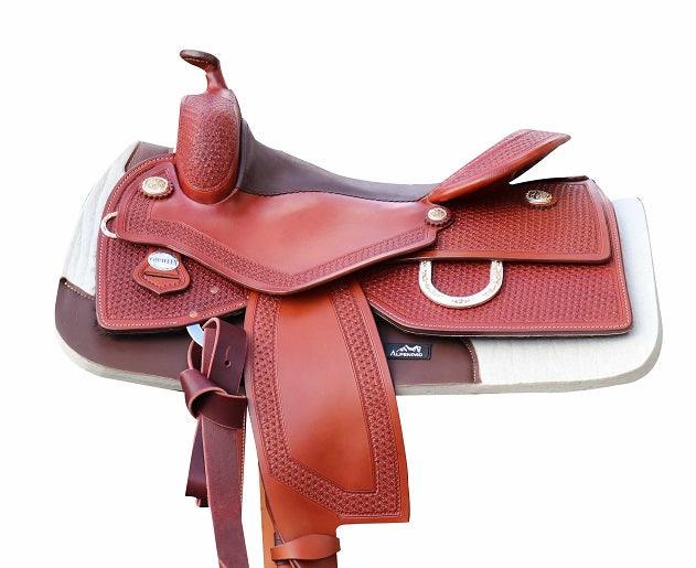 AlpenPad wool felt western pad black