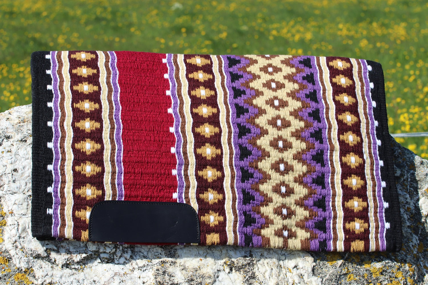 AlpenPad Showblanket #3 *Rot, lila, braun, creme* - Horse_Art_Bodensee