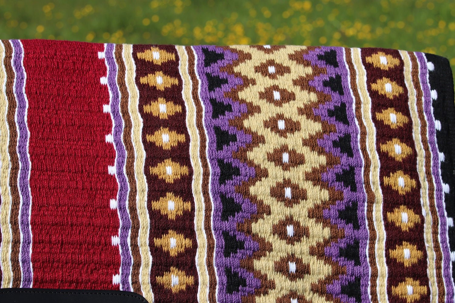 AlpenPad Showblanket #3 *Rot, lila, braun, creme* - Horse_Art_Bodensee