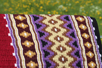 AlpenPad Showblanket #3 *Rot, lila, braun, creme* - Horse_Art_Bodensee