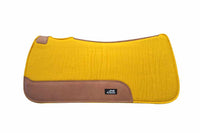 AlpenPad 2.0 – High Quality Filzpad Gelb  / Roughout Leder – Kurzgröße 75 cm