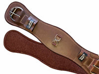 AlpenPad Pro Line Westernsattelgurt – Leder mit Filzunterseite