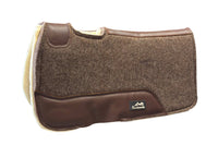 AlpenPad Ponypad / Shettypad Grau – mit Fellunterseite