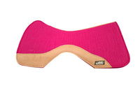 AlpenPad Pro Line Free – Performance Westernpad Widerristfrei – Pink / helles Leder