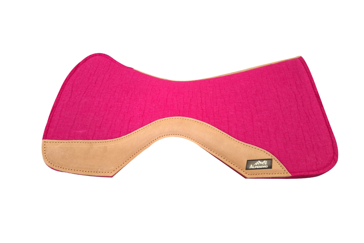 AlpenPad Pro Line Free – Widerristfrei – kurze Version 75 cm – Pink / helles Leder