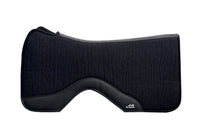 AlpenPad Pro Line Free – Performance Westernpad Widerristfrei – Black mit schwarzem Leder – kurze Version 75 cm