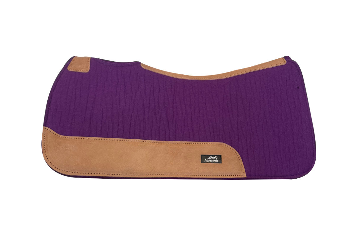 AlpenPad wool felt western pad black