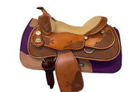 AlpenPad wool felt western pad black