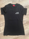 AlpenPad – Besticktes Baumwoll Shirt  – Schwarz - Horse_Art_Bodensee